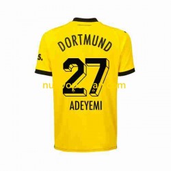 Maglie da Calcio Borussia Dortmund Karim Adeyemi 27 Uomo Prima Tenuta 2023-2024 Maniche Corte
