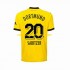 Maglie da Calcio Borussia Dortmund Marcel Sabitzer 20 Uomo Prima Tenuta 2023-2024 Maniche Corte