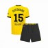 Maglie da Calcio Borussia Dortmund Mats Hummels 15 Bambino Prima Tenuta 2023-2024 Maniche Corte