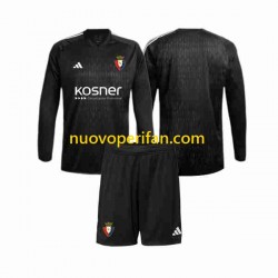 Maglie da Calcio CA Osasuna Portiere Bambino Trasferta Tenuta 2023-2024 Maniche Lunghe
