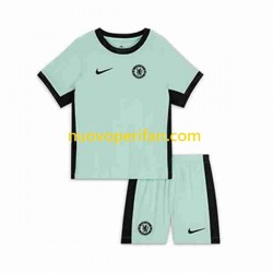 Maglie da Calcio Chelsea Bambino Alternativa Tenuta 2023-2024 Maniche Corte