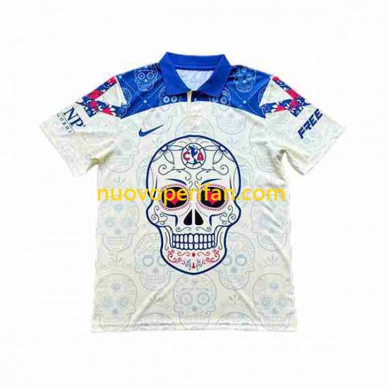 Maglie da Calcio Club América Day of the Dead Uomo Trasferta Tenuta 2023-2024 Maniche Corte