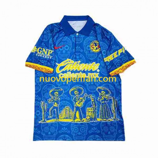 Maglie da Calcio Club América Day of the Dead Uomo Prima Tenuta 2023-2024 Maniche Corte