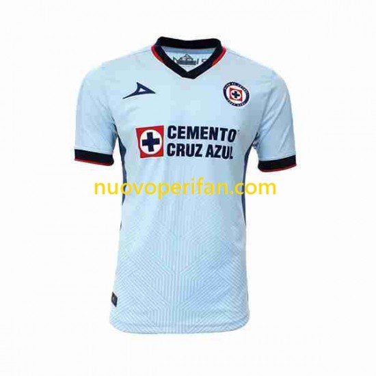 Maglie da Calcio Cruz Azul Uomo Trasferta Tenuta 2023-2024 Maniche Corte