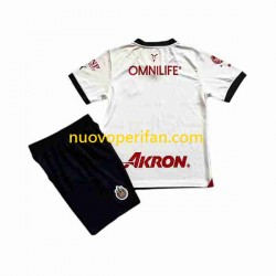 Maglie da Calcio Deportivo Guadalajara Bambino Trasferta Tenuta 2023-2024 Maniche Corte