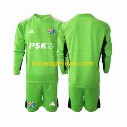 Maglie da Calcio Dinamo Zagreb Portiere Bambino Prima Tenuta 2023-2024 Maniche Lunghe