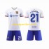 Maglie da Calcio FC Barcelona Frenkie de Jong 21 Bambino Trasferta Tenuta 2023-2024 Maniche Corte
