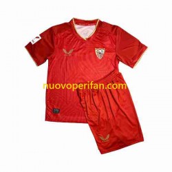 Maglie da Calcio Sevilla FC Sergio Ramos 4 Bambino Trasferta Tenuta 2023-2024 Maniche Corte