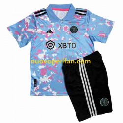 Maglie da Calcio Inte Miami Lionel Messi 10 Bambino Alternativa Tenuta 2023-2024 Maniche Corte