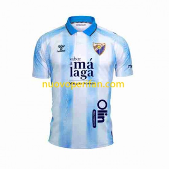 Maglie da Calcio Málaga CF Uomo Prima Tenuta 2023-2024 Maniche Corte