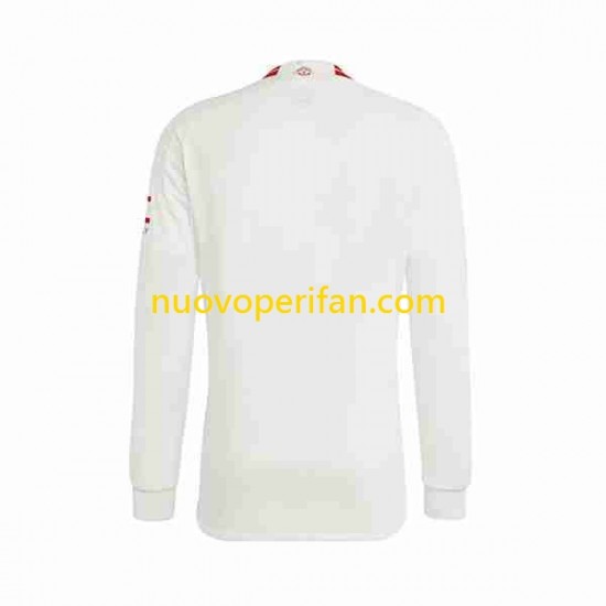Maglie da Calcio Manchester United Uomo Alternativa Tenuta 2023-2024 Maniche Lunghe