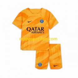 Maglie da Calcio Paris Saint-Germain Portiere Bambino Trasferta Tenuta 2023-2024 Maniche Corte