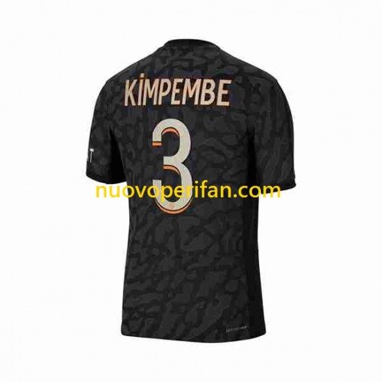Maglie da Calcio Paris Saint-Germain Kimpembe 3 Uomo Alternativa Tenuta 2023-2024 Maniche Corte