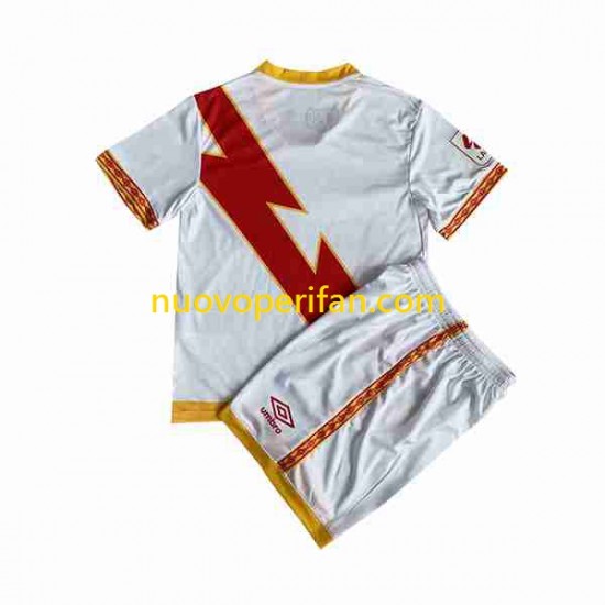 Maglie da Calcio Rayo Vallecano Bambino Prima Tenuta 2023-2024 Maniche Corte