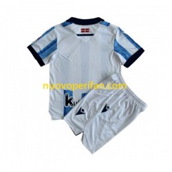 Maglie da Calcio Real Sociedad Bambino Prima Tenuta 2023-2024 Maniche Corte