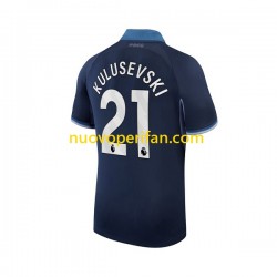 Maglie da Calcio Tottenham Hotspur Kulusevski 21 Uomo Trasferta Tenuta 2023-2024 Maniche Corte