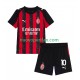 Maglie da Calcio AC Milan Rafael Leao 10 Bambino Prima Tenuta 2025-2026 Maniche Corte