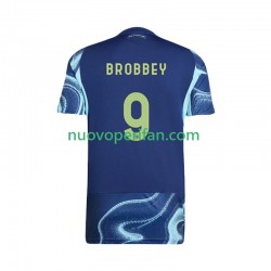 Maglie da Calcio AFC Ajax Brian Brobbey 9 Uomo Trasferta Tenuta 2025-2026 Maniche Corte