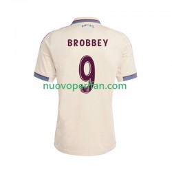 Maglie da Calcio AFC Ajax Brian Brobbey 9 Uomo Alternativa Tenuta 2025-2026 Maniche Corte