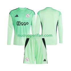 Maglie da Calcio AFC Ajax Portiere Bambino Prima Tenuta 2025-2026 Maniche Lunghe