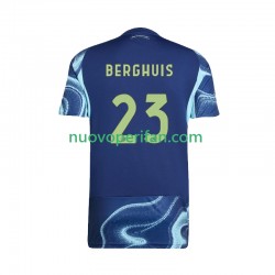 Maglie da Calcio AFC Ajax Steven Berghuis 23 Uomo Trasferta Tenuta 2025-2026 Maniche Corte