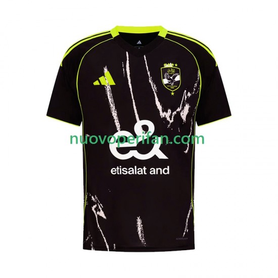 Maglie da Calcio Al Ahly SC Uomo Trasferta Tenuta 2025-2026 Maniche Corte