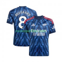 Maglie da Calcio Arsenal Martin Odegaard 8 Uomo Trasferta Tenuta 2025-2026 Maniche Corte