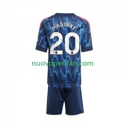 Maglie da Calcio Arsenal Noni Madueke 20 Bambino Trasferta Tenuta 2025-2026 Maniche Corte