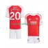 Maglie da Calcio Arsenal Noni Madueke 20 Bambino Prima Tenuta 2025-2026 Maniche Corte