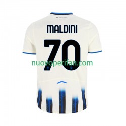 Maglie da Calcio Atalanta Daniel Maldini 70 Uomo Trasferta Tenuta 2025-2026 Maniche Corte