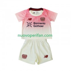 Maglie da Calcio Bayer 04 Leverkusen Bambino Trasferta Tenuta 2025-2026 Maniche Corte