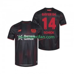 Maglie da Calcio Bayer 04 Leverkusen Patrik Schick 14 Uomo Prima Tenuta 2025-2026 Maniche Corte