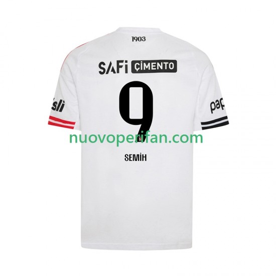 Maglie da Calcio Besiktas Tammy Abraham 9 Uomo Prima Tenuta 2025-2026 Maniche Corte