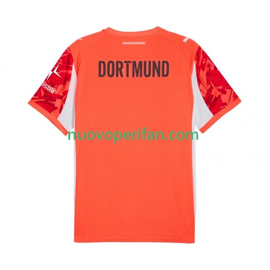 Maglie da Calcio Borussia Dortmund Portiere Uomo Trasferta Tenuta 2025-2026 Maniche Corte
