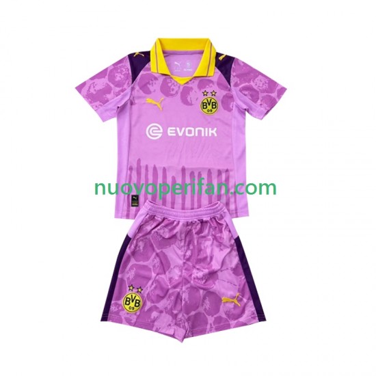 Maglie da Calcio Borussia Dortmund FIFA CWC Portiere Bambino Prima Tenuta 2025 Maniche Corte