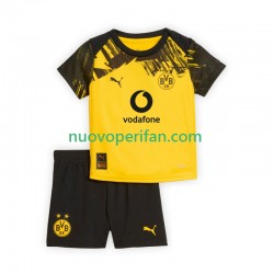 Maglie da Calcio Borussia Dortmund Bambino Prima Tenuta 2025-2026 Maniche Corte
