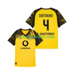 Maglie da Calcio Borussia Dortmund Nico Schlotterbeck 4 Uomo Prima Tenuta 2025-2026 Maniche Corte