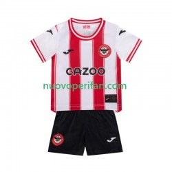 Maglie da Calcio Brentford Bambino Prima Tenuta 2025-2026 Maniche Corte