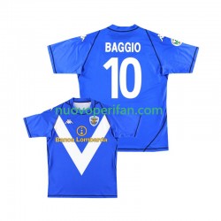 Maglie da Calcio Brescia Calcio Baggio 10 2003 Retro Uomo Prima Tenuta 2004 Maniche Corte