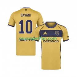 Maglie da Calcio CA Boca Juniors Edinson Cavani 10 Uomo Trasferta Tenuta 2025-2026 Maniche Corte