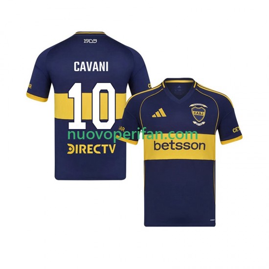 Maglie da Calcio CA Boca Juniors Edinson Cavani 10 Uomo Prima Tenuta 2025-2026 Maniche Corte