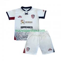 Maglie da Calcio Cagliari Bambino Trasferta Tenuta 2025-2026 Maniche Corte