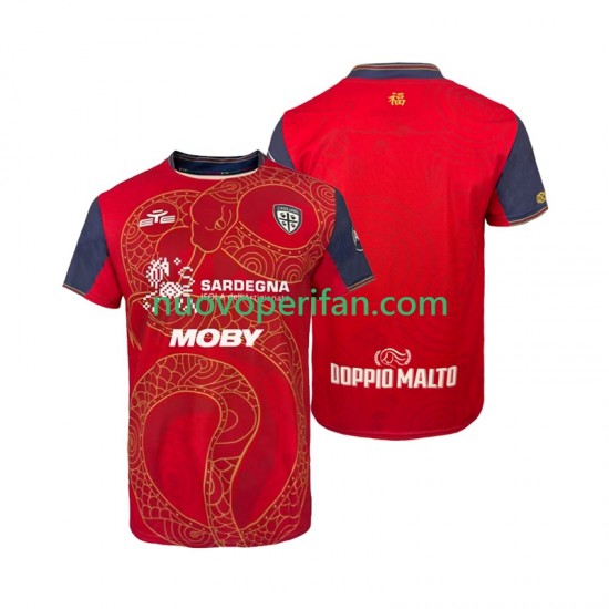 Maglie da Calcio Cagliari Special Uomo Prima Tenuta 2025-2026 Maniche Corte