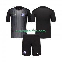 Maglie da Calcio Chelsea Portiere Bambino Prima Tenuta 2025-2026 Maniche Corte