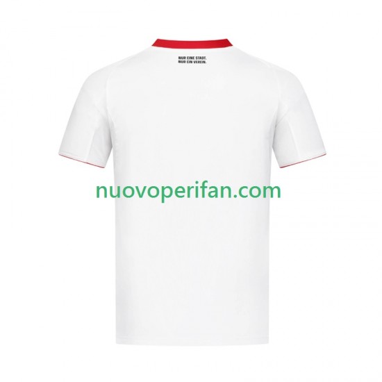 Maglie da Calcio Eintracht Frankfurt Uomo Trasferta Tenuta 2024-2025 Maniche Corte