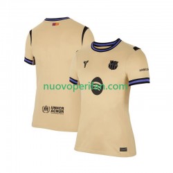 Maglie da Calcio FC Barcelona Donna Trasferta Tenuta 2025-2026 Maniche Corte