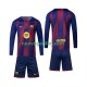 Maglie da Calcio FC Barcelona Bambino Prima Tenuta 2025-2026 Maniche Lunghe