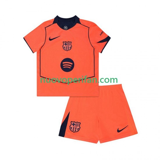 Maglie da Calcio FC Barcelona Bambino Alternativa Tenuta 2025-2026 Maniche Corte