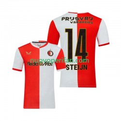 Maglie da Calcio Feyenoord Rotterdam Sem Steijn 14 Uomo Prima Tenuta 2025-2026 Maniche Corte