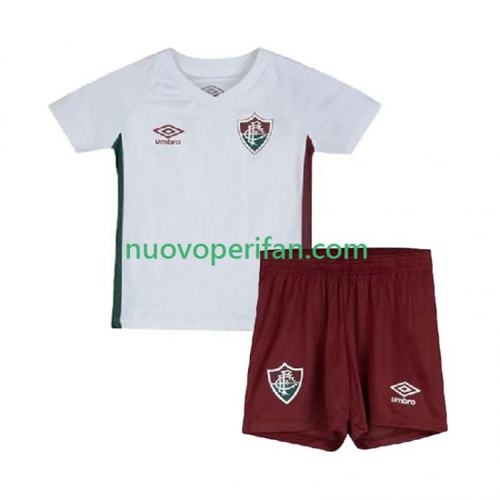 Maglie da Calcio Fluminense Bambino Trasferta Tenuta 2025-2026 Maniche Corte